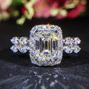 Glam Princess Cut Simulated Gem Ring