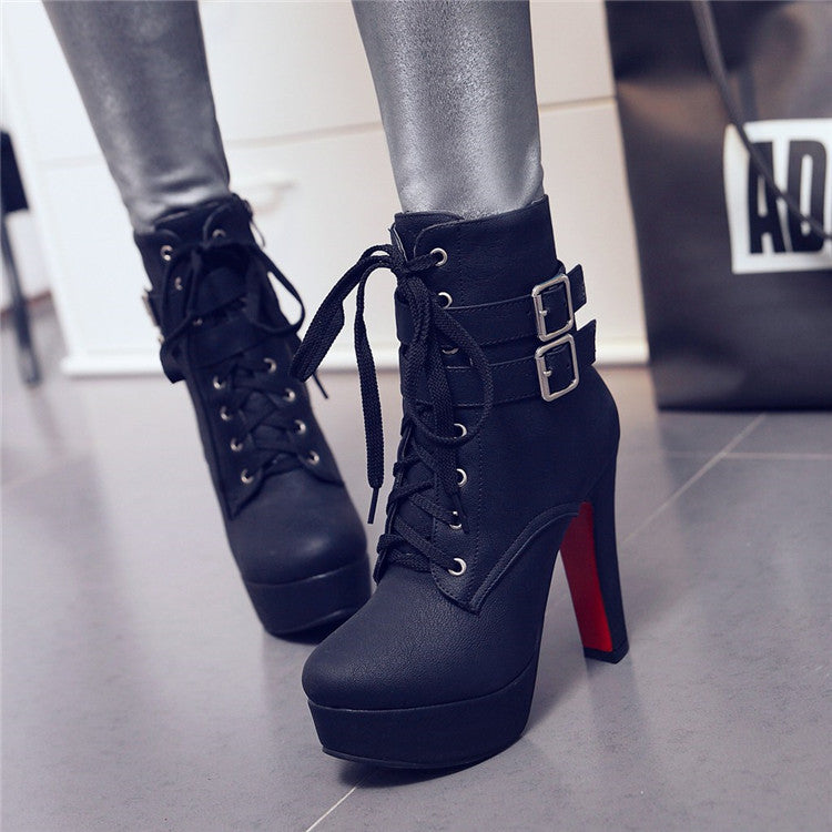 Chic Chunky Heel Boots