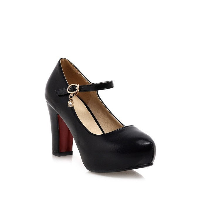 Chic Chunky Heel Pumps