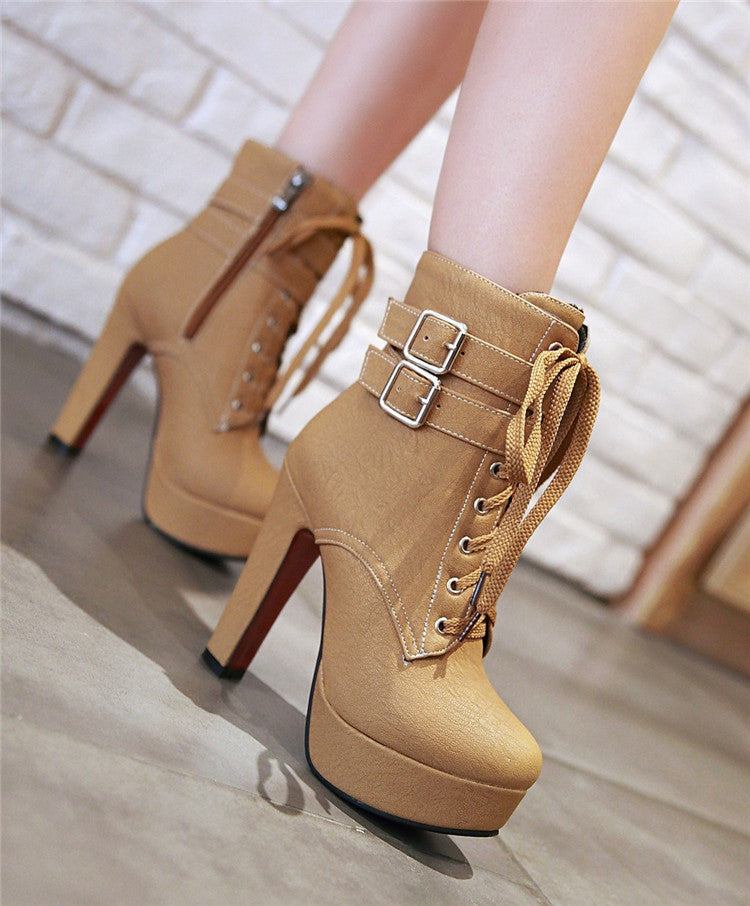 Chic Chunky Heel Boots
