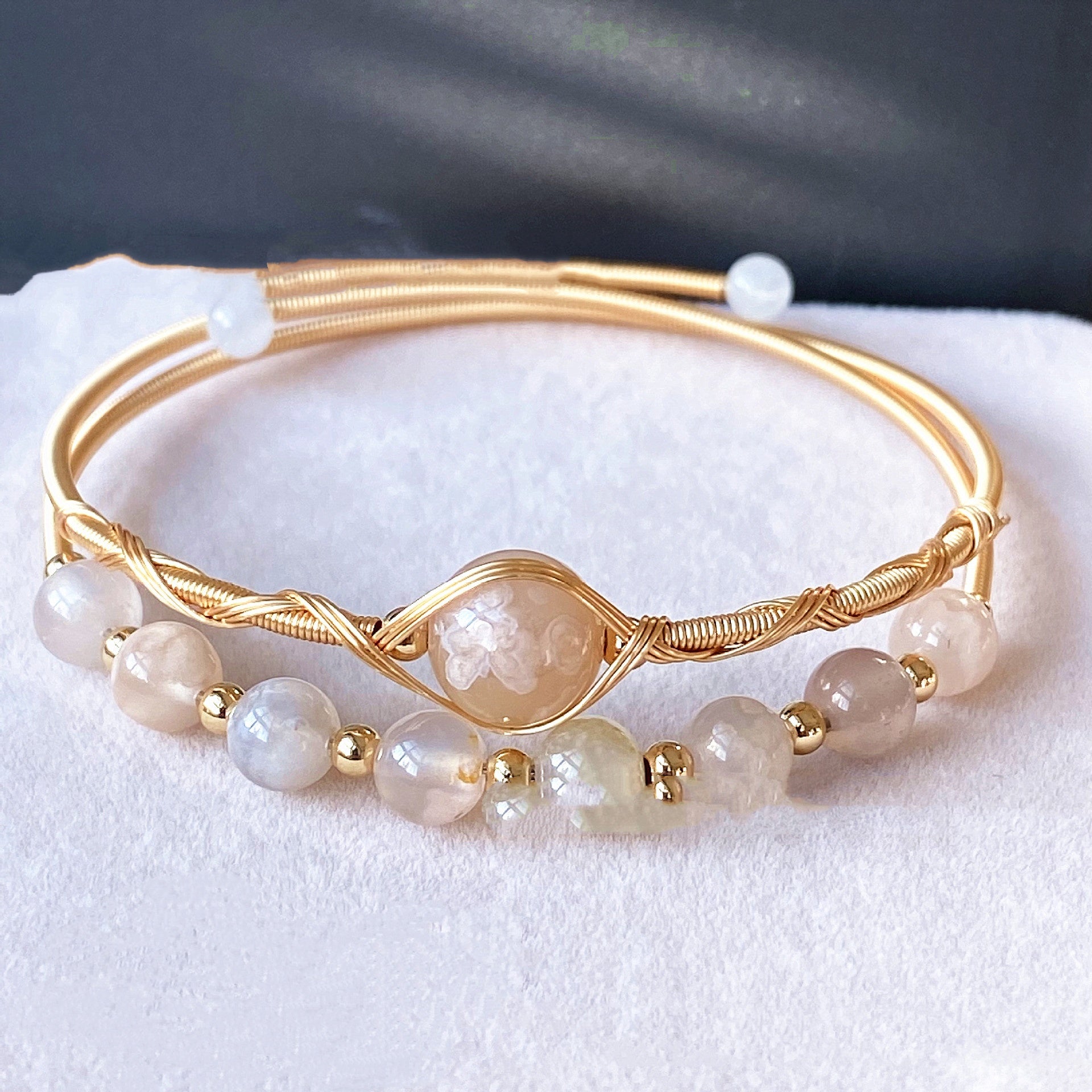 Moonstone Freshwater Pearl Natural Bracelets