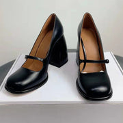 French Vintage Mary Jane Shoes