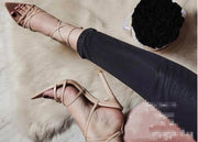 Sexy heel-strap sandals