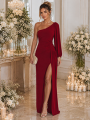 THE LOOK! Sexy Off-shoulder Split Dress