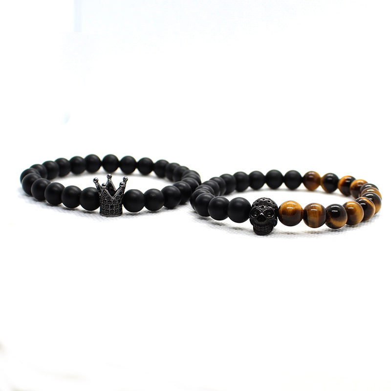 Special Statement Dark Beads Bracelet