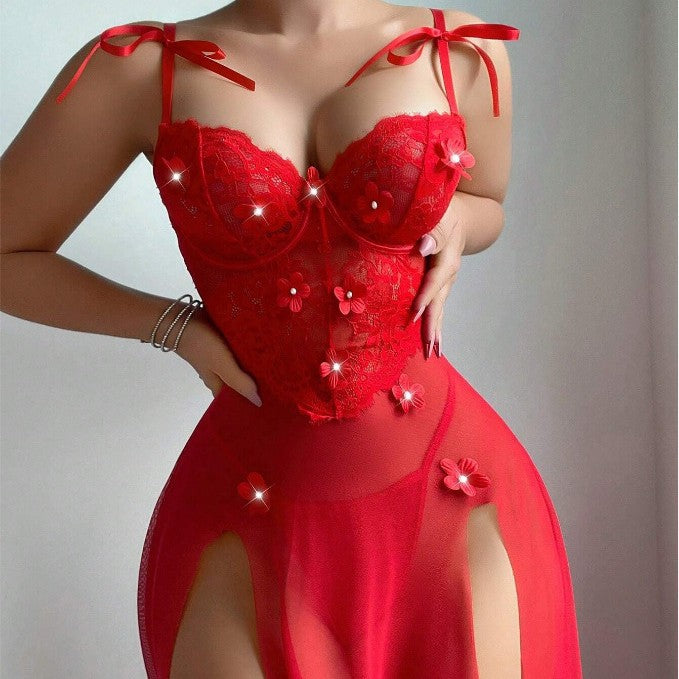 Red Sexy Lingerie Dress