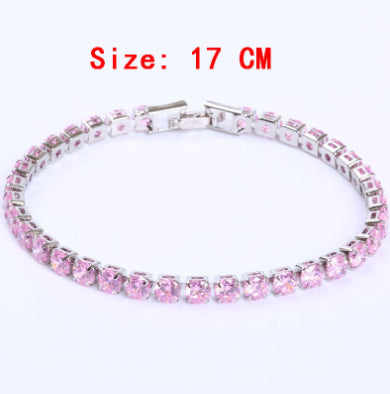 Crystal Ice Cubic Zirconia Stylish Bracelet