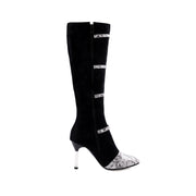 Sexy Knee-High Stiletto Boots