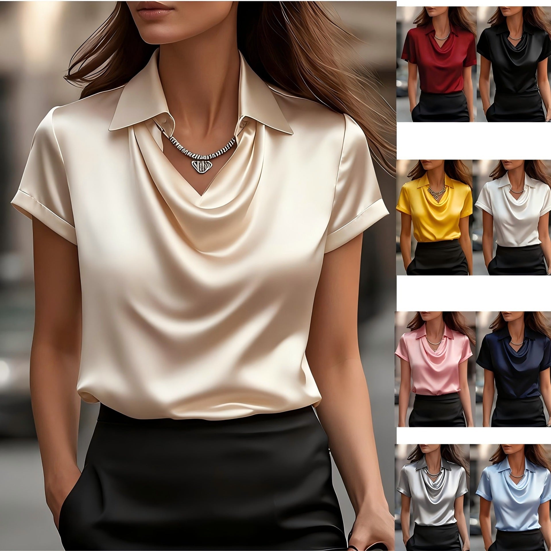 Elegant Minimalist Boat-neckline Classic Top