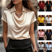 Elegant Minimalist Boat-neckline Classic Top