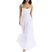 Suspender Lace Long Dress Strapless Collar Elegant Evening Dresses