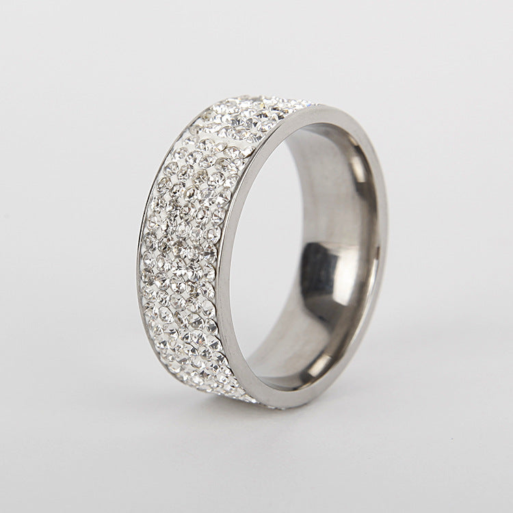 Fashion Diamond-style Classic Ring