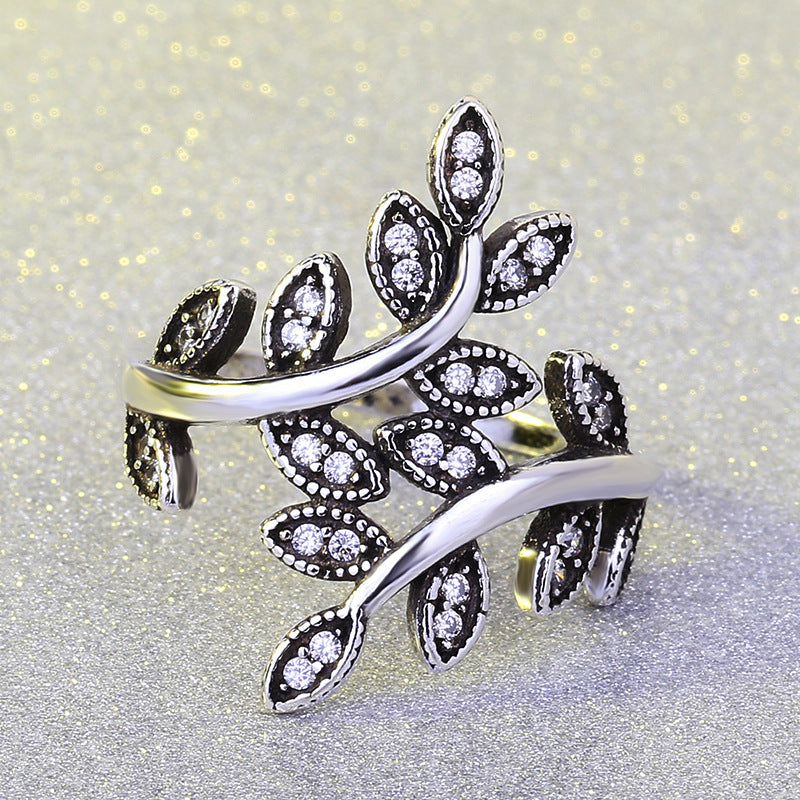 Tree of Life Black Ring