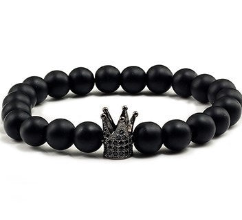Special Statement Dark Beads Bracelet