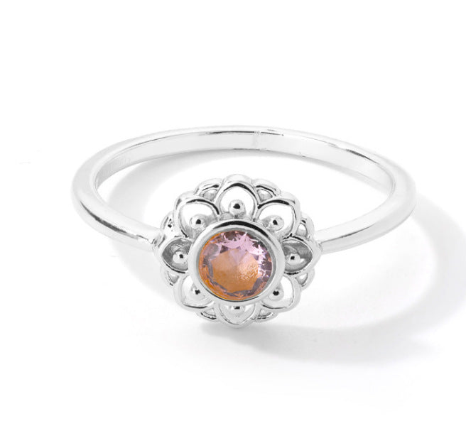 Silver & Gold Color Ring - Vintage Style