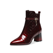 Chic High Heel Ankle Boots