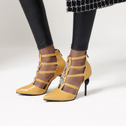 Glam Pointed Toe Stiletto Sandals