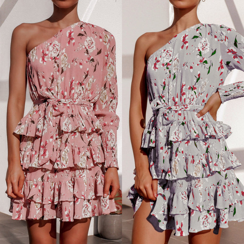 Ever So Sweet - Sexy One Shoulder Light Summer Dress