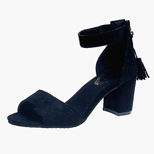 Glam Fringe Toe Sandals