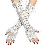 Chic Lace Strap Gloves