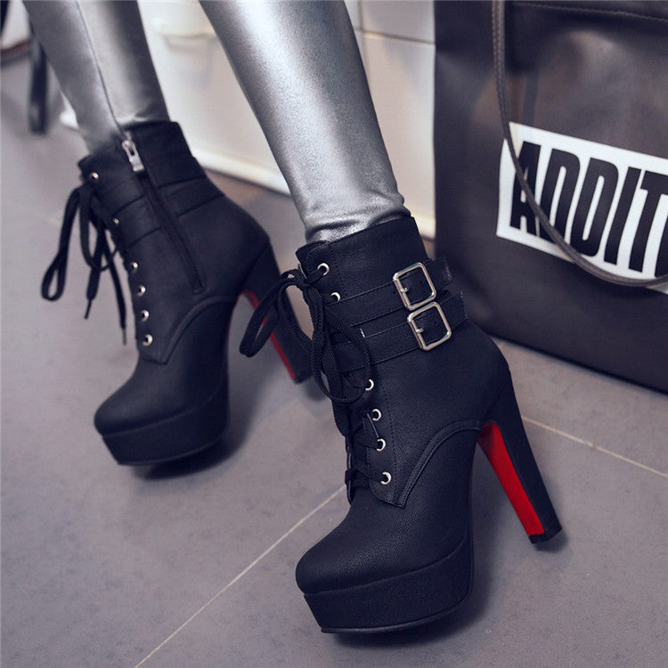 Chic Chunky Heel Boots