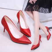 Glam Glitter Pointed Stiletto Heels