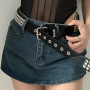 Sexy Punk Bullet Black Belt