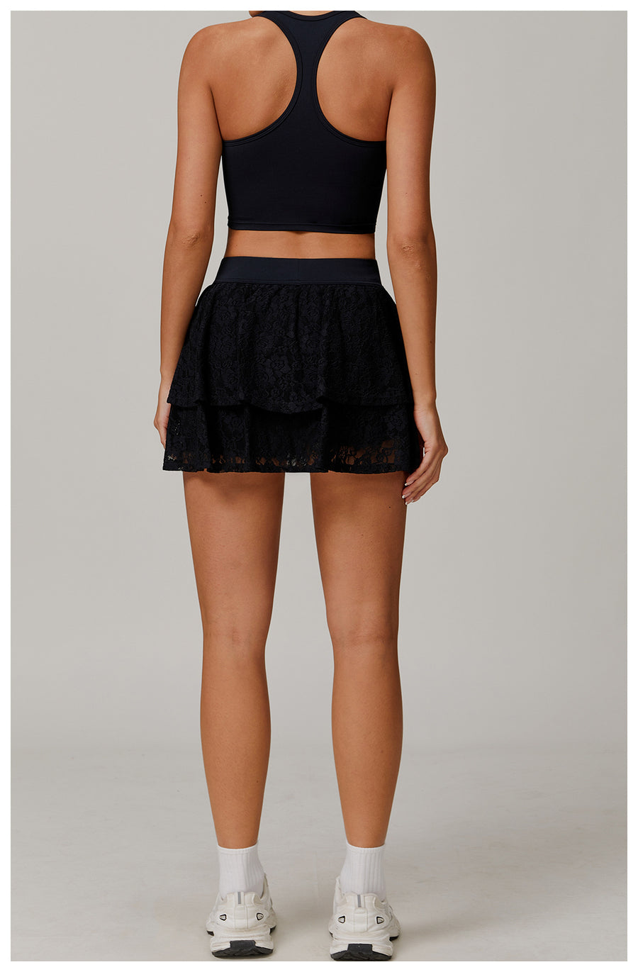 Mesh Breathable Sport Lace Skirt