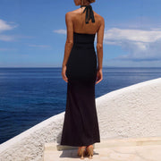 Sexy Backless Lace-Up Dress