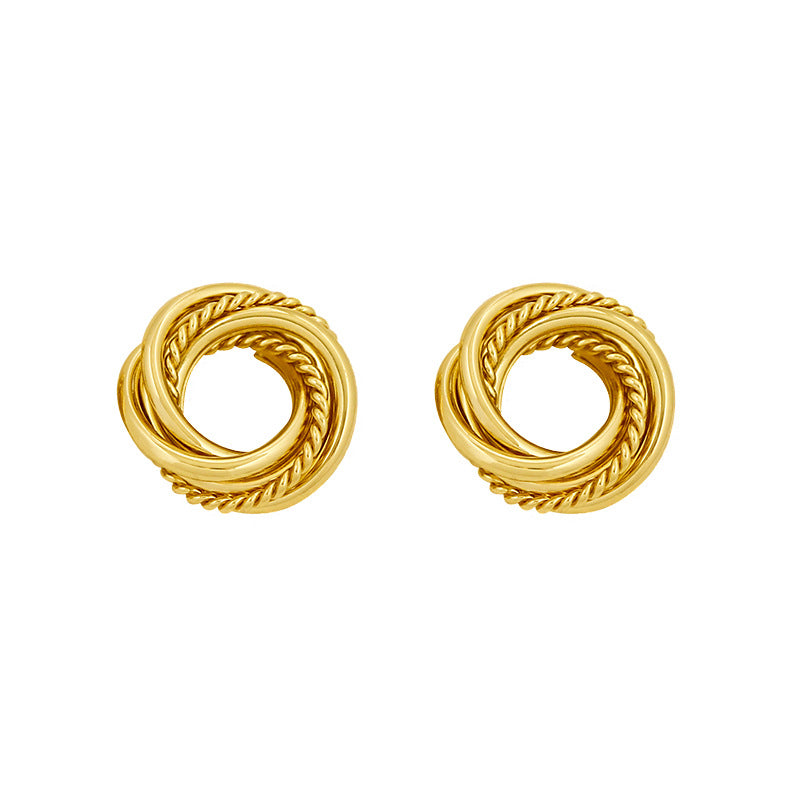 Temperament Circle Super-Classic Earrings