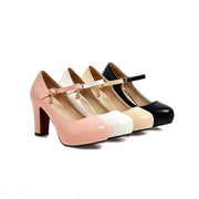 Chic Chunky Heel Pumps