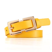 Retro Cowhide Leather Pin Buckle Belt