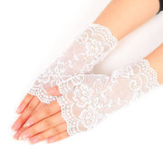 Chic Lace UV Protection Fingerless Gloves