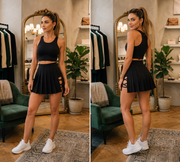 Pleated Super-cute Exercise Skirt