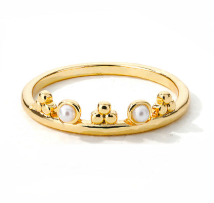 Silver & Gold Color Ring - Vintage Style