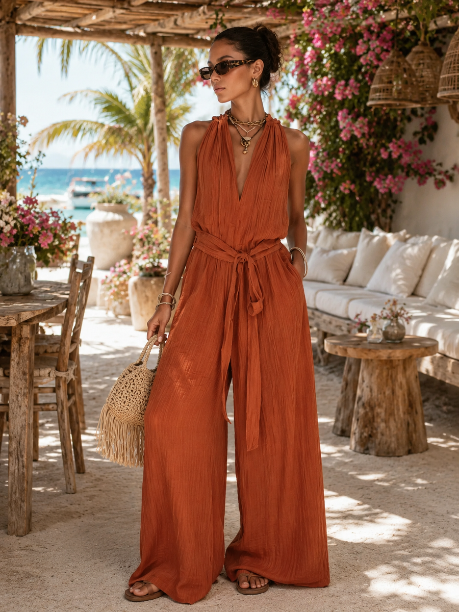 Sleeveless Cool Casual & Comfortable Jumpsuit