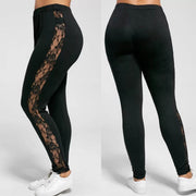 Hollow Out Lace Leggings