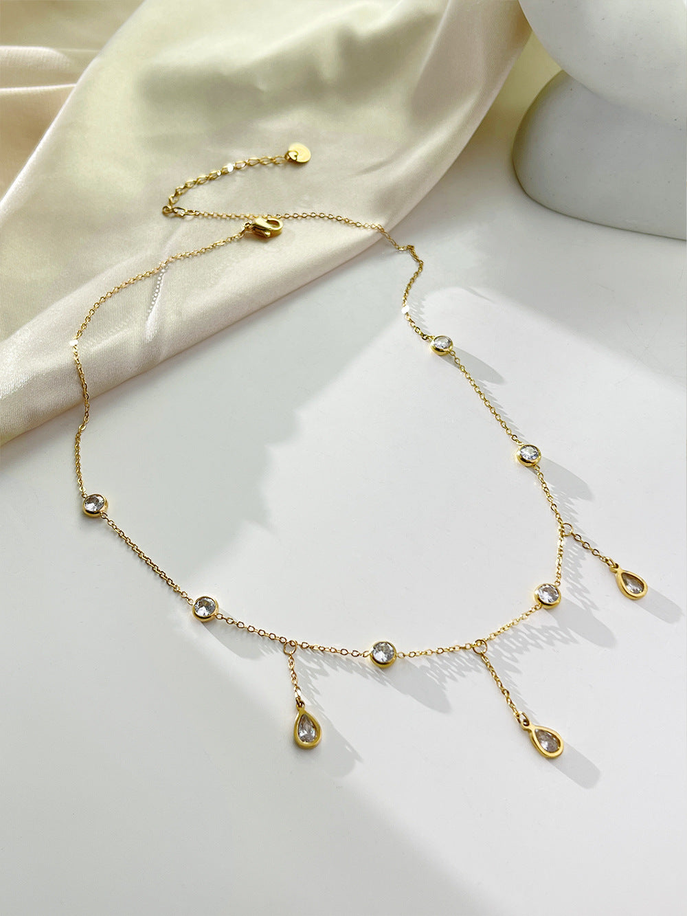 Beccarite Tassel Classic Necklace