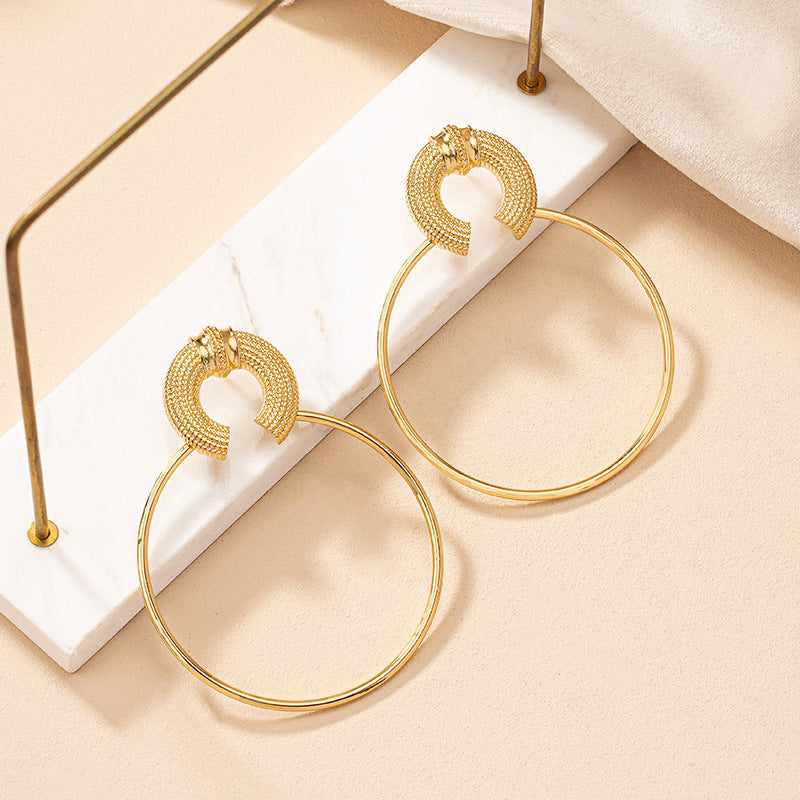 Egyptian Big Circle Earrings