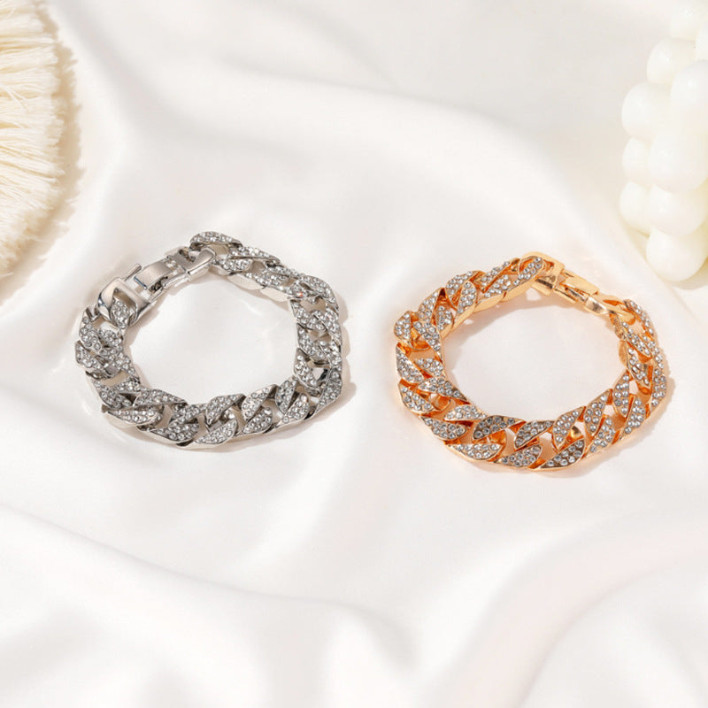 Cuban Thick Link Chain Luxury Bracelet