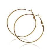 Classic Big Circle Metal Exaggerated Circle Earrings