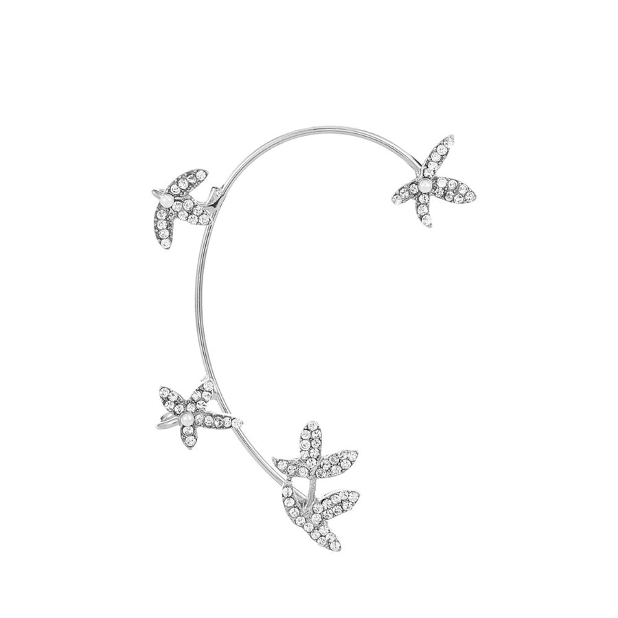 Butterfly Desuign Earrings Without Pierced Diamonds