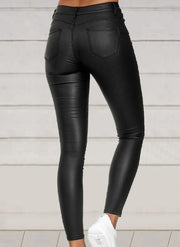Sexy Leather-style Pants