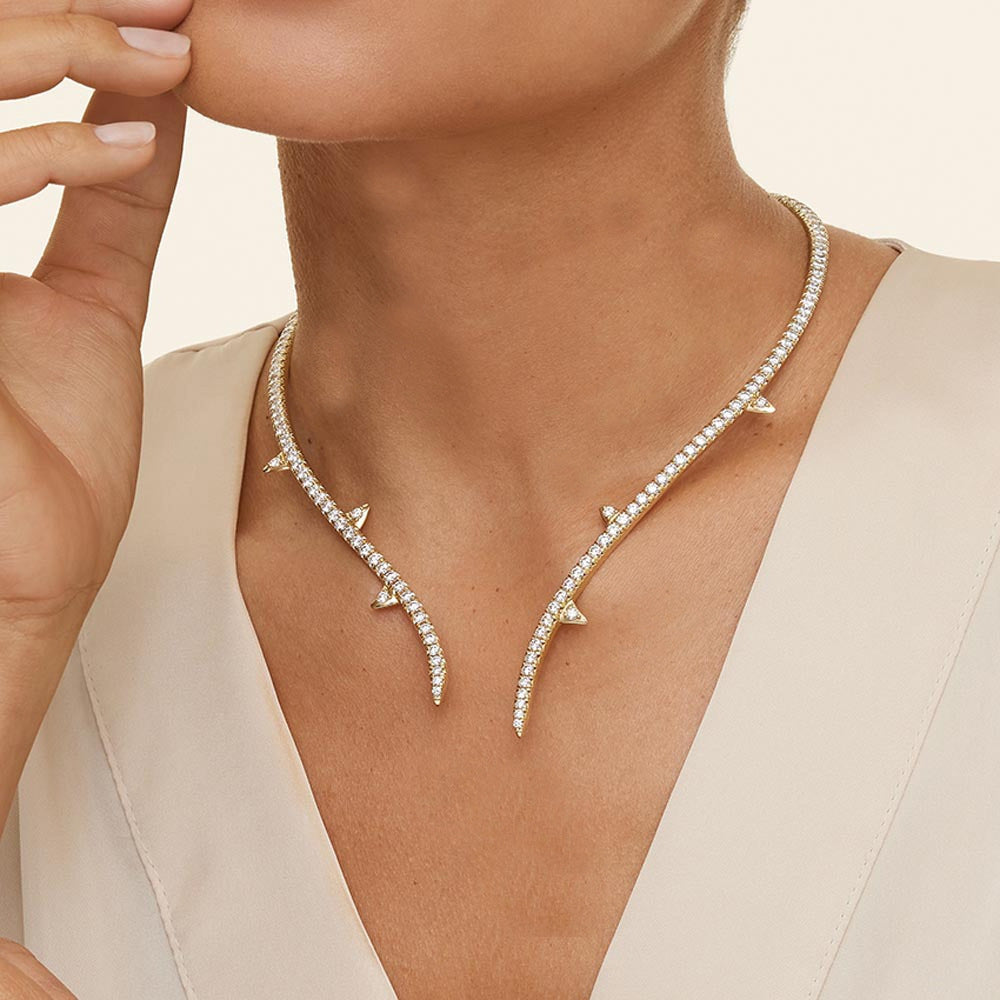 Unique Rhinestone Necklace