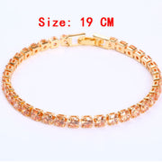 Crystal Ice Cubic Zirconia Stylish Bracelet