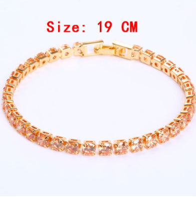 Crystal Ice Cubic Zirconia Stylish Bracelet