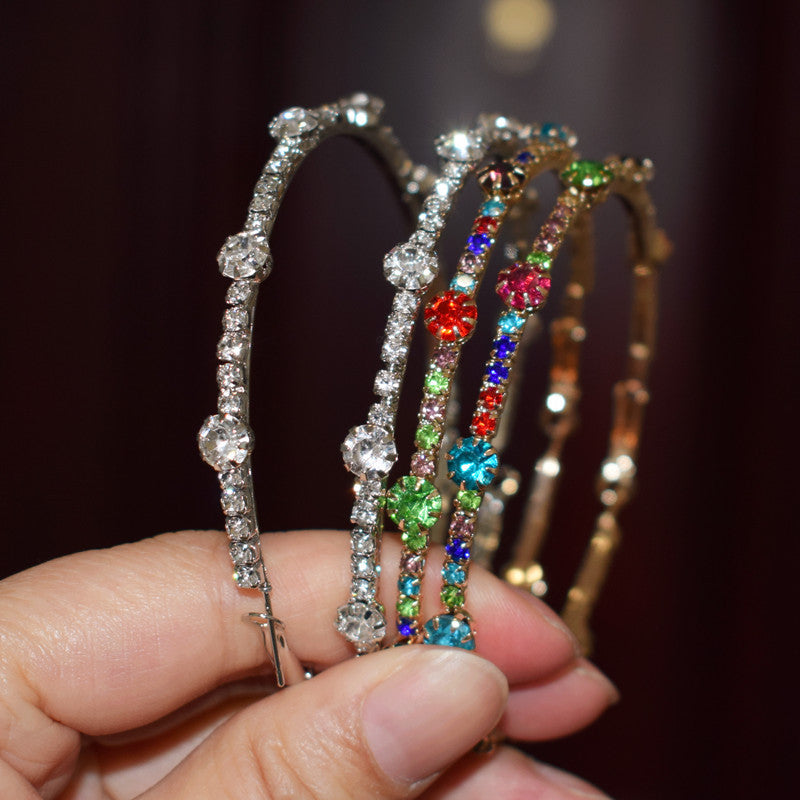 Temperament Colorful Circle Earrings