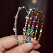 Temperament Colorful Circle Earrings