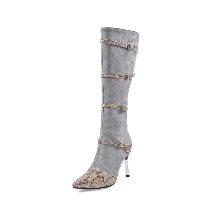 Sexy Knee-High Stiletto Boots