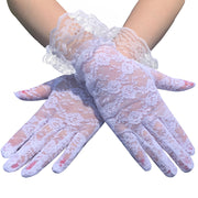 Chic Short Lace UV Protection Gloves